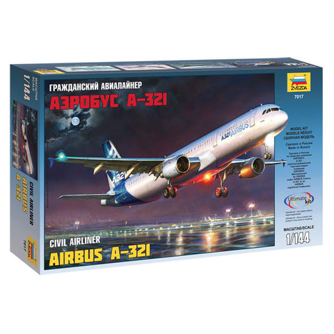 ZVEZDA 1/144 AIRBUS A321 AIRLINER