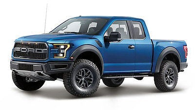 MAISTO 1/24 2017 Ford F150 Raptor Pickup Truck (Met. Blue)