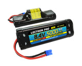 LECTRONPRO NIMH 8.4V 7-CELL 5000mah HUMP W/ EC3