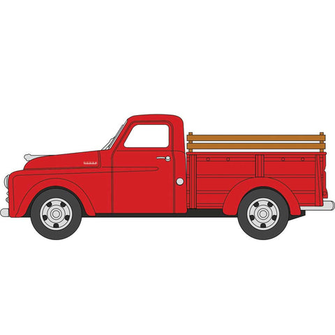 HO 1948 DODGE PICKUP RED