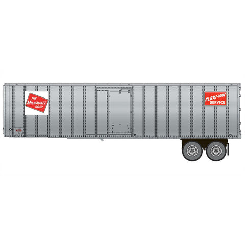 HO 40' FLEXI-VAN TRAILER MILW (2)