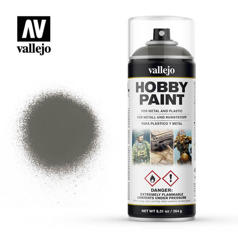 VALLEJO Solvent-Based Acrylic Paint 400ml Spray German Field Grey Infantry