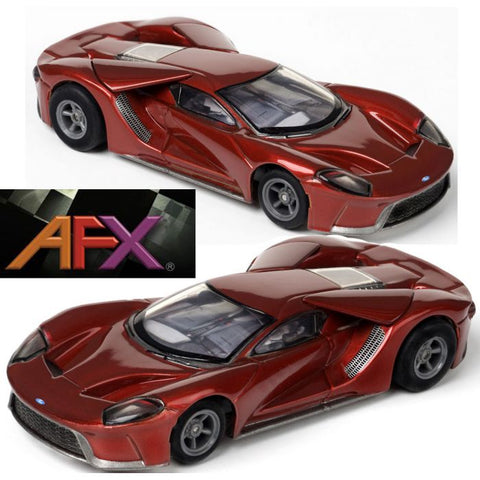 AFX FORD GT LIQUID RED 1/87