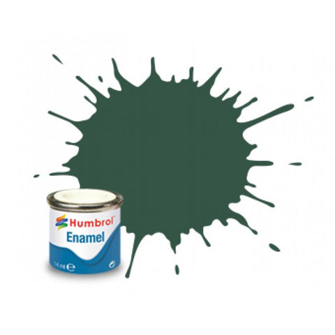 HUMBROL 14ml. Enamel Matte US Dark Green