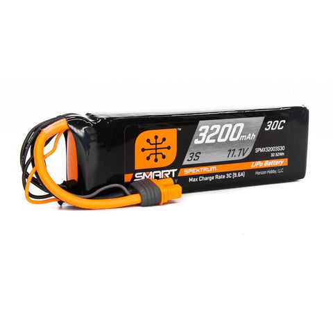 SPEKTRUM SMART LIPO 11.1V 3S 3200mah 30C W/ IC3