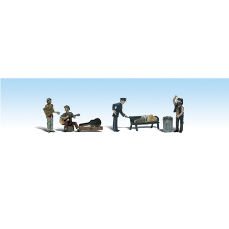 WOODLAND SCENICS HO Figures: Park Bums
