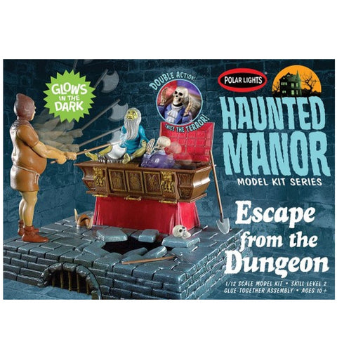 POLAR LIGHTS  1/12 Haunted Manor Escape from the Dungeon Glow-in-the-Dark Diorama Set
