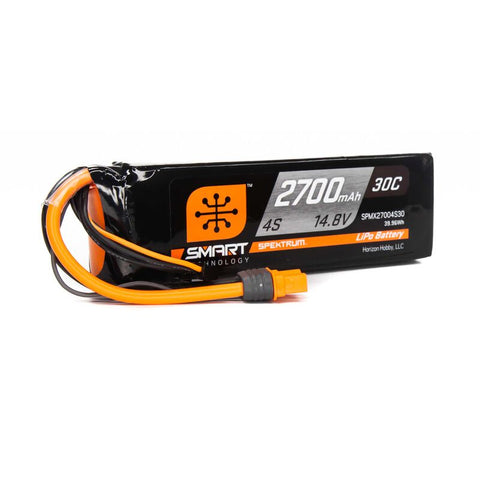 SPEKTRUM SMART LIPO 14.8V 4S 2700mah 30C W/ IC3
