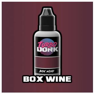 TURBO DORK Box Wine Metallic Acrylic Paint 20ml Bottle