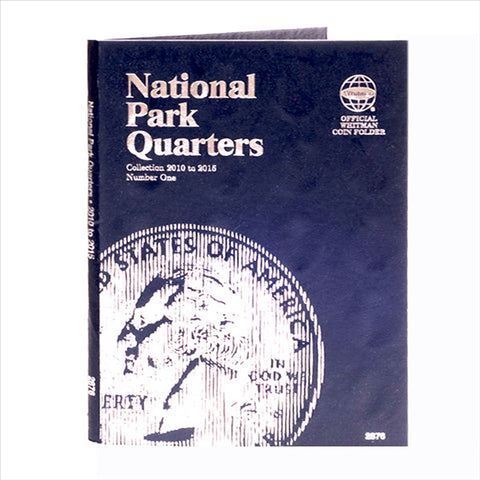 WHITMAN National Park Quarters Vol.1 2010-15 Philadelphia & Denver Mint Coin Folder