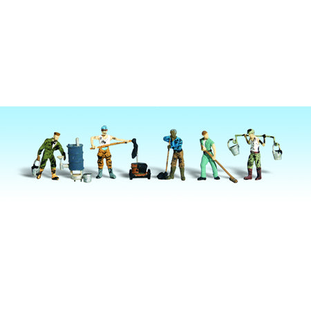 WOODLAND SCENICS N Figures: Roofers