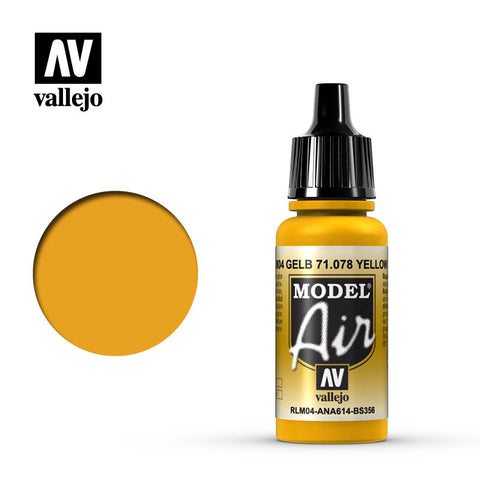 VALLEJO	17ml Bottle Gold Yellow Model Air