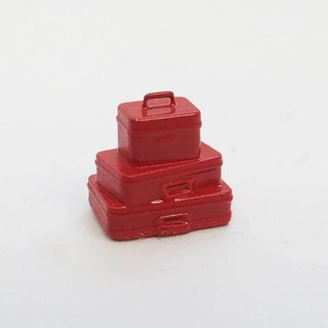SCALE MINIATURES N Suitcases - Stack Of 3 -- pkg(5)