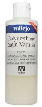 VALLEJO 200ml Bottle Polyurethane Satin Varnish
