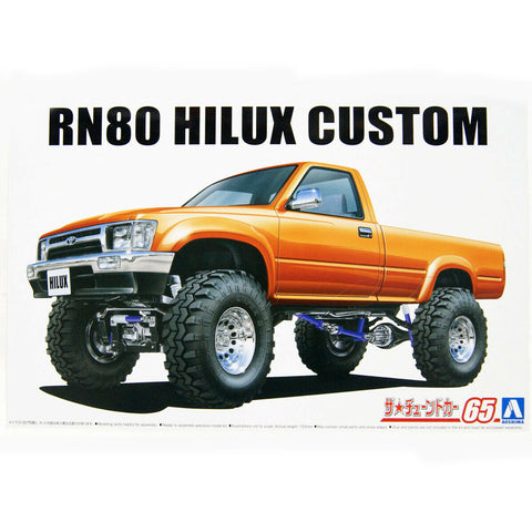 Aoshima 1/24 1995 Toyota Hilux RB80 Long Bed Custom Pickup Truck
