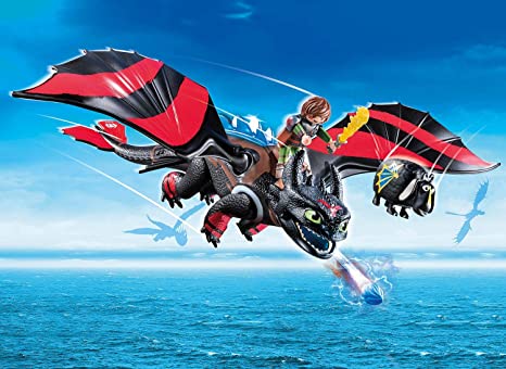 PLAYMOBIL DRAGON RACING HICCUP&TOOTHLESS