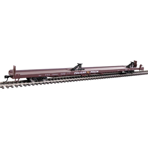 HO 89' TOFC FLATCAR TTX #150021