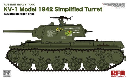 RYE FIELD  1/35 KV1 Model 1942 Simplified Turret Russian Heavy Tank