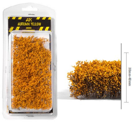 Diorama Series: Autumn Yellow Shrubs