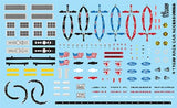 GOFER 1/24-1/25 Race Cars Accessories - Emblems, Seatbelts, Gauges, etc.