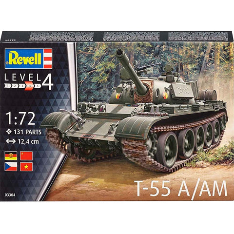REVELL  1/72 T55A/AM BATTLE TANK