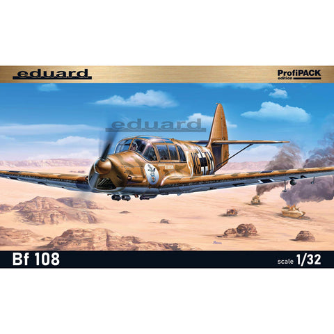 EDUARD 1:32 WWII Bf108 GERMAN FIGHTER PLANE KIT