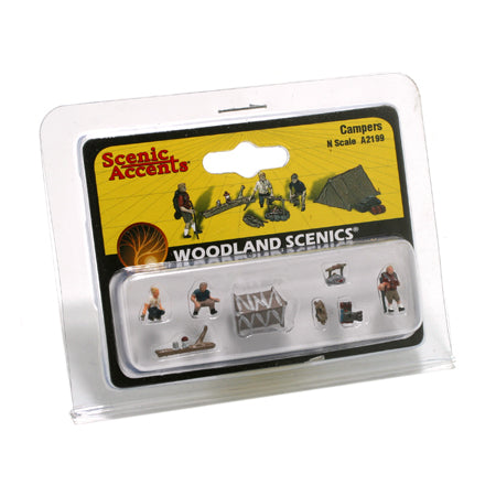 WOODLAND SCENICS N Figures: Campers