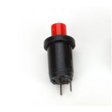 MINIATRONICS Sub-Miniature Latching Push Button Switch (SPST; pkg(6) -- Rated 1 Amp 24V DC; 5/16" Diameter