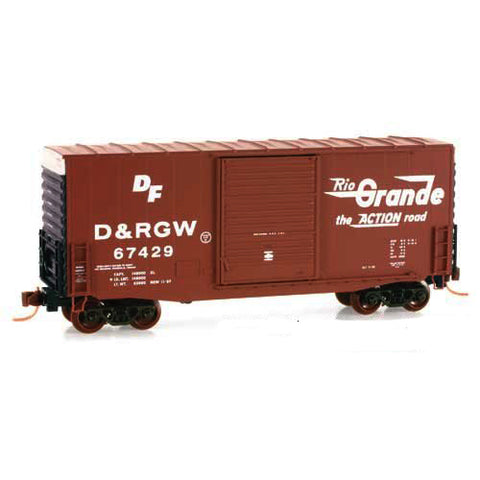 N 40' HY CUBE BOX CAR DRGW