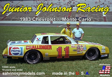 SALVINOS 1/24 Junior Johnson Racing Darrell Waltrip #11 1983 Chevrolet Monte Carlo Race Car