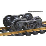 KADEE #513 HO A.S.F.® 100-ton Roller Bearing Trucks w/ 36" Smooth Back Wheels - Metal Fully Sprung (2/pk)