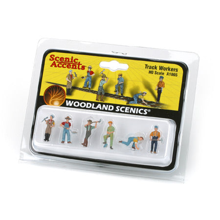 WOODLAND SCENICS HO Figures: Track Workers