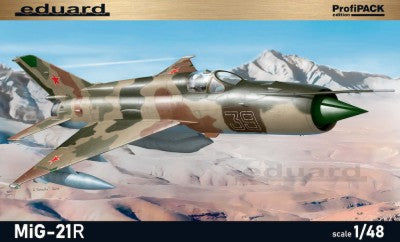 EDUARD 1/48 MiG21R Soviet Recon Jet Aircraft (Profi-Pack Plastic Kit)