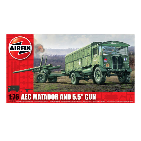 AIRFIX MATADOR & 5.5'' GUN
