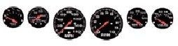 DETAIL MASTER 1/24-1/25 Performance Gauges (Black)