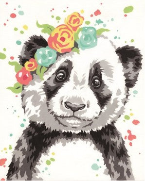 DIMENSIONS Panda Paint by Number (8"x10")