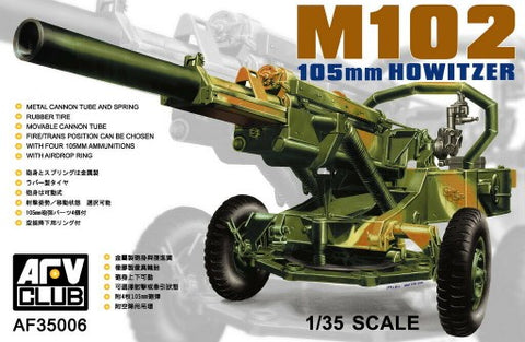 Afv 1/35 M102 105mm Howitzer Gun