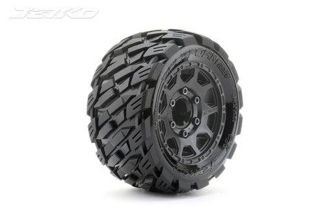 JETKO  1/10 ST 2.8 EX-ROCKFORM Tyres (Claw Rim/Black/Medium Soft/17mm)