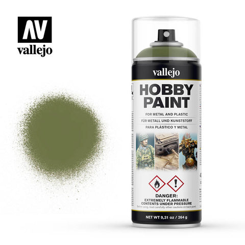 VALLEJO Solvent-Based Acrylic Paint 400ml Spray Goblin Green Fantasy
