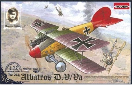 RODEN 1/72 Albatros D V/D Va German BiPlane Fighter