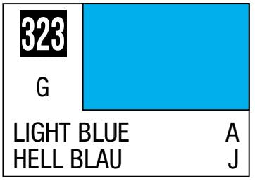 MR HOBBY 10ml Lacquer Based Gloss Light Blue