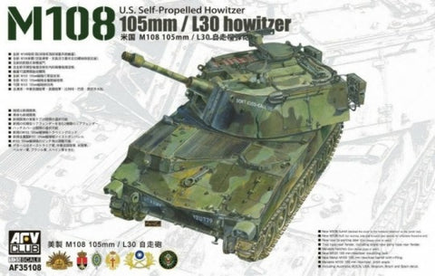 AFV 1/35 US M108 105mm/L30 Self-Propelled Howitze