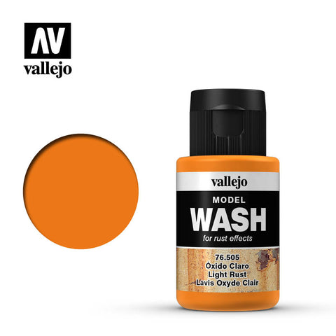 VALLEJO	35ml Bottle Light Rust Model Wash