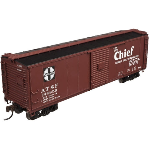 HO STEEL BOX CAR ATSF #144850