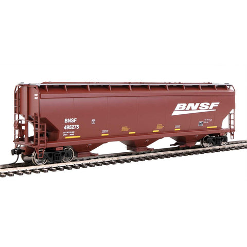 HO 60' NSC 5150 3-BAY COVERED HOPPER BNSF #495309