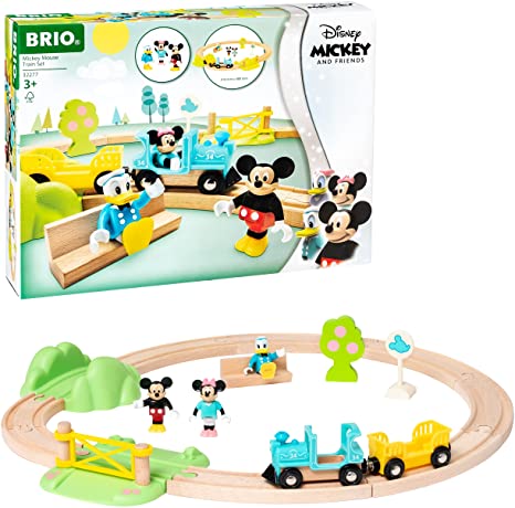 BRIO MICKEY MOUSE TRAIN SET