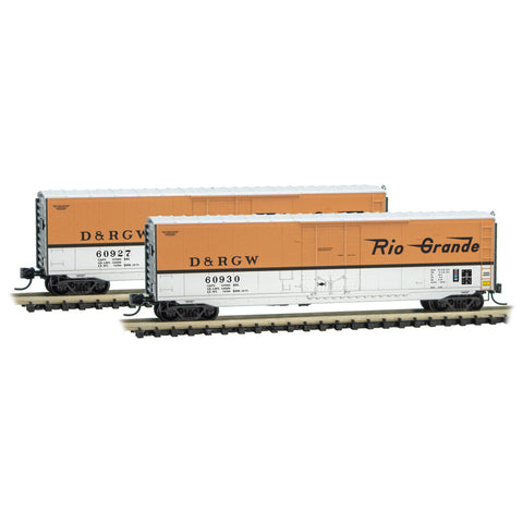 N 50' BOXCAR D&RGW #60027