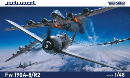 EDUARD 1/48 WWII Fw190A8/R2 German Fighter (Wkd Edition Plastic Kit)