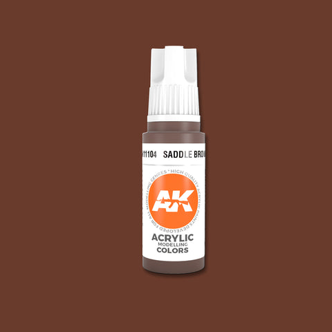 Saddle Brown 3G Acrylic Paint 17ml Bottle