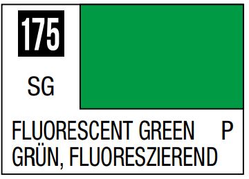 MR HOBBY 10ml Lacquer Based Gloss Fluorescent Green